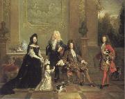 French school Louis XIV and his Heirs USA oil painting artist